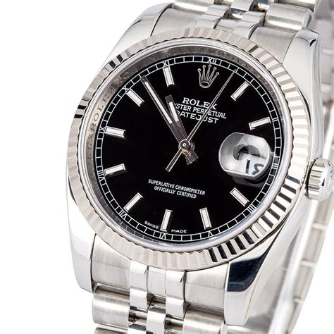 rolex datejust zwart 116234|Rolex 116234 for sale.